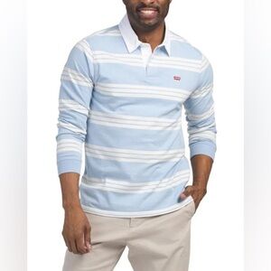 Levi’s Mens Classic-Fit Rugby Shirt​